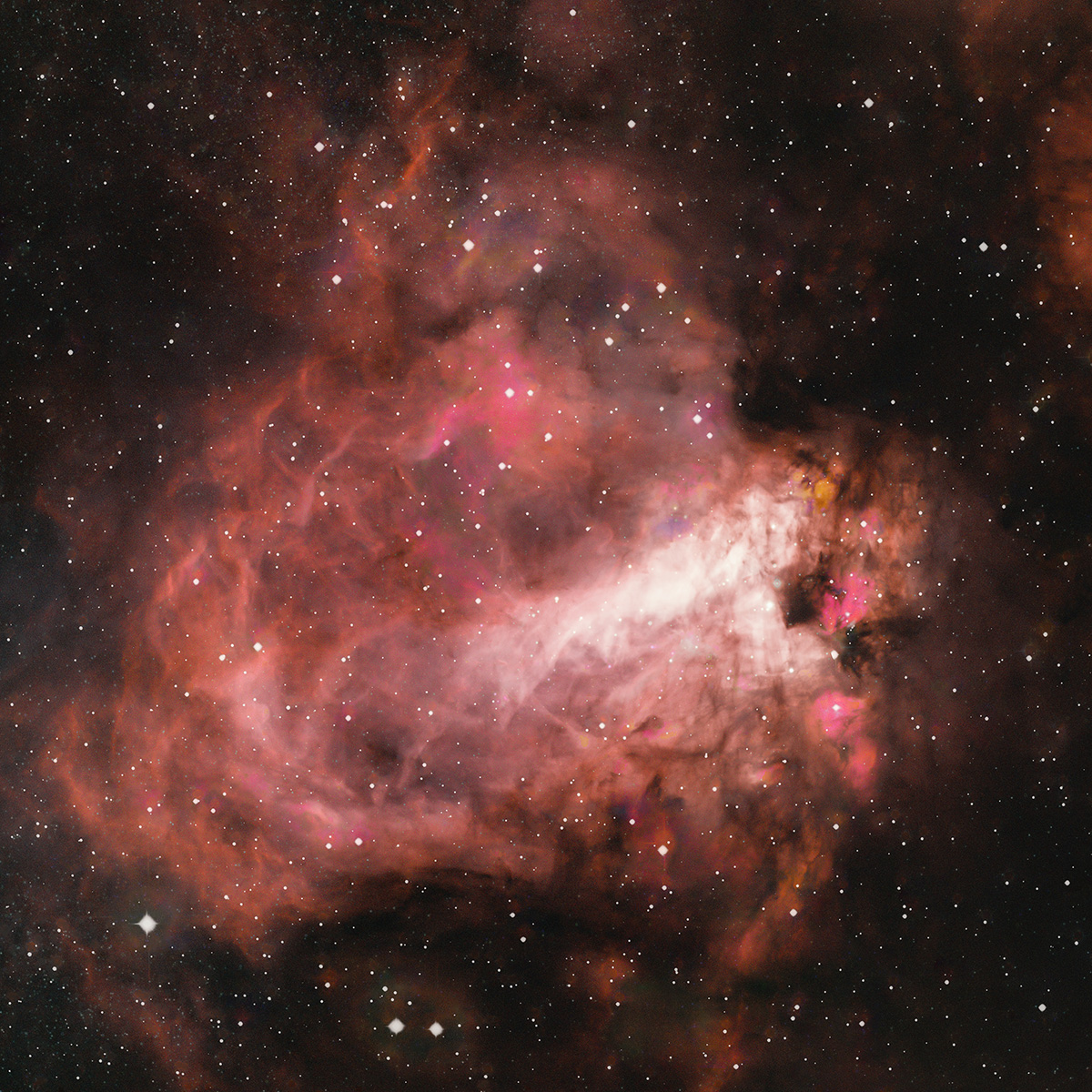 M17 Omega Nebula Telescope Live